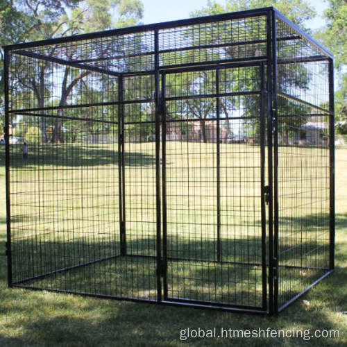 Outdoor Large Dog Kennel Outdoor Heavy Duty Metal Dog House Supplier